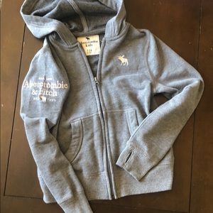 Abercrombie kids zip up hoodie